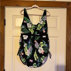 Cacique by Lane Bryant Lightly Lined No-Wire Swim Dress